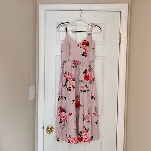Floral Pink Dress